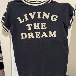 “Living the dream” Mickey mouse shirt